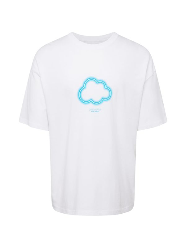 JACK & JONES JACK & JONES Тениска 'VIVID'  лазурно синьо / жълто / бяло