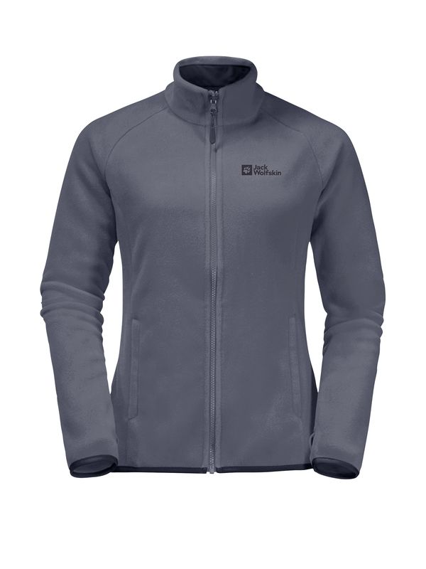 JACK WOLFSKIN JACK WOLFSKIN Функционално поларено яке 'Moonrise'  гълъбово синьо / черно