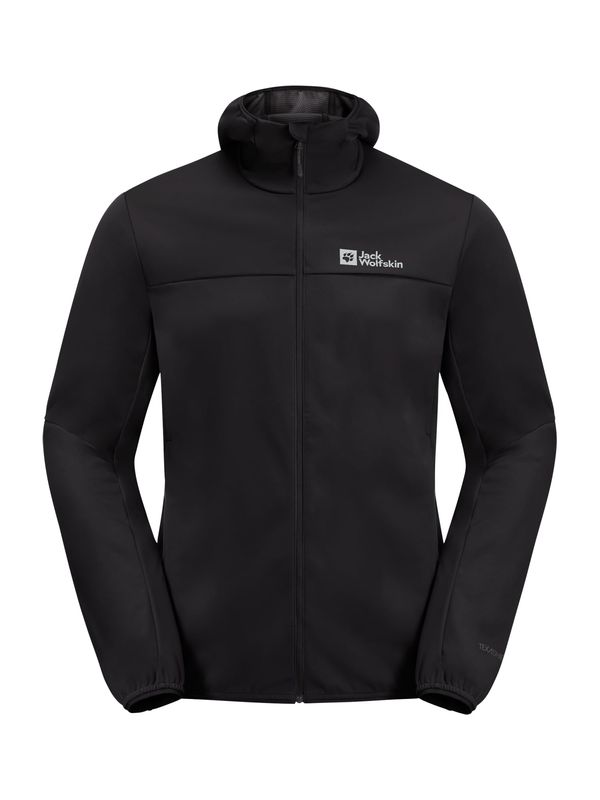 JACK WOLFSKIN JACK WOLFSKIN Спортно яке 'FELDBERG'  сребърно сиво / черно