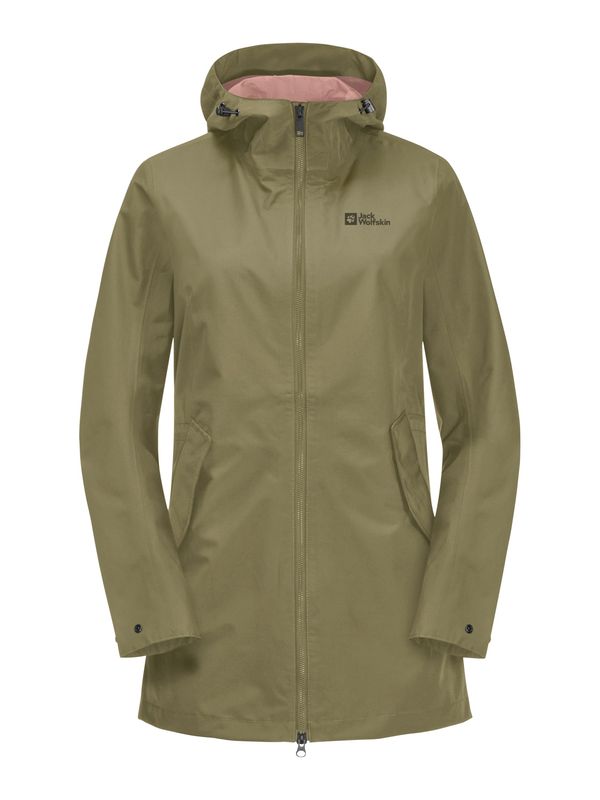 JACK WOLFSKIN JACK WOLFSKIN Външно яке 'Dakar'  зелено / черно