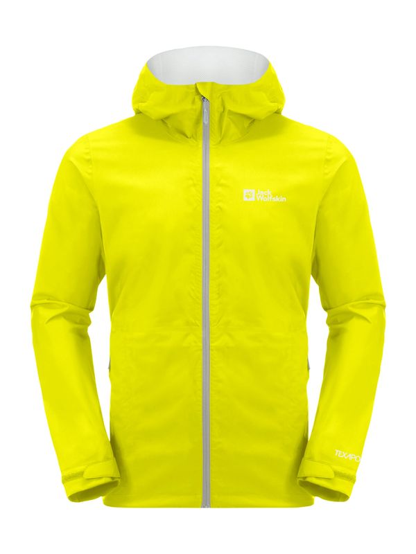 JACK WOLFSKIN JACK WOLFSKIN Яке Outdoor 'ELSBERG 2.5L'  лимоненожълто / сиво