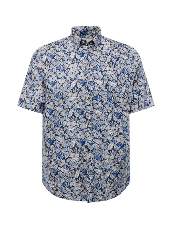 Jack's Jack's Риза  светлосиньо / тъмносиньо / оранжево / бяло