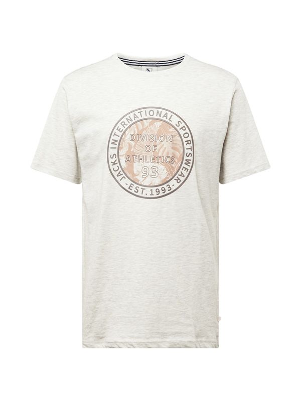 Jack's Jack's Тениска  кремаво / кафяво