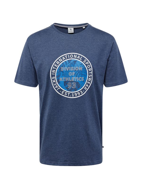 Jack's Jack's Тениска  синьо / тъмносиньо / бяло