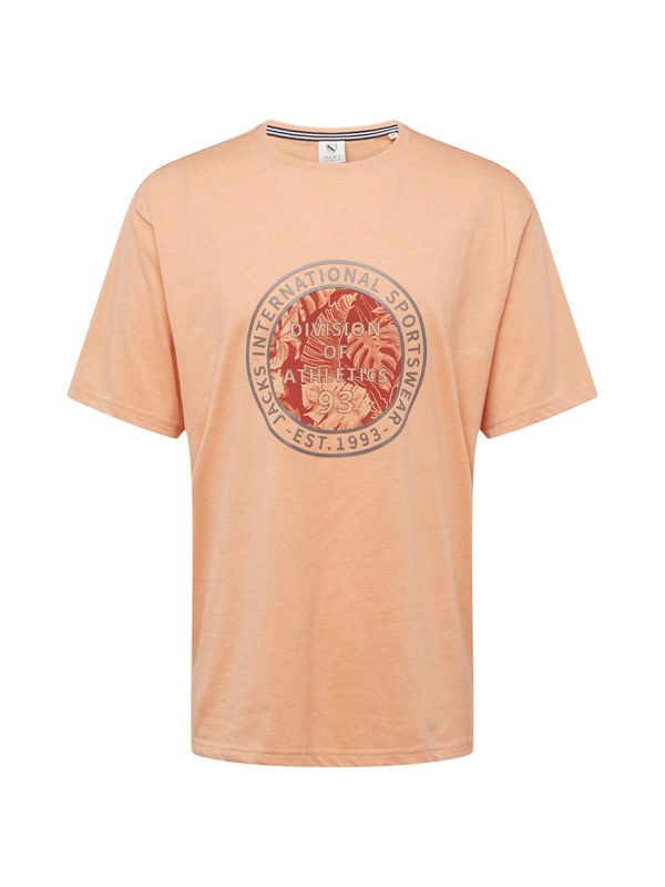 Jack's Jack's Тениска  тъмносиво / кайсия / бордо