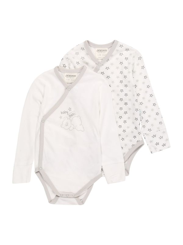 JACKY JACKY Бебешки гащеризони/боди  антрацитно черно / светлосиво / бяло