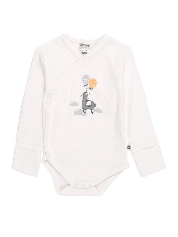 JACKY JACKY Бебешки гащеризони/боди  пъстро / бяло