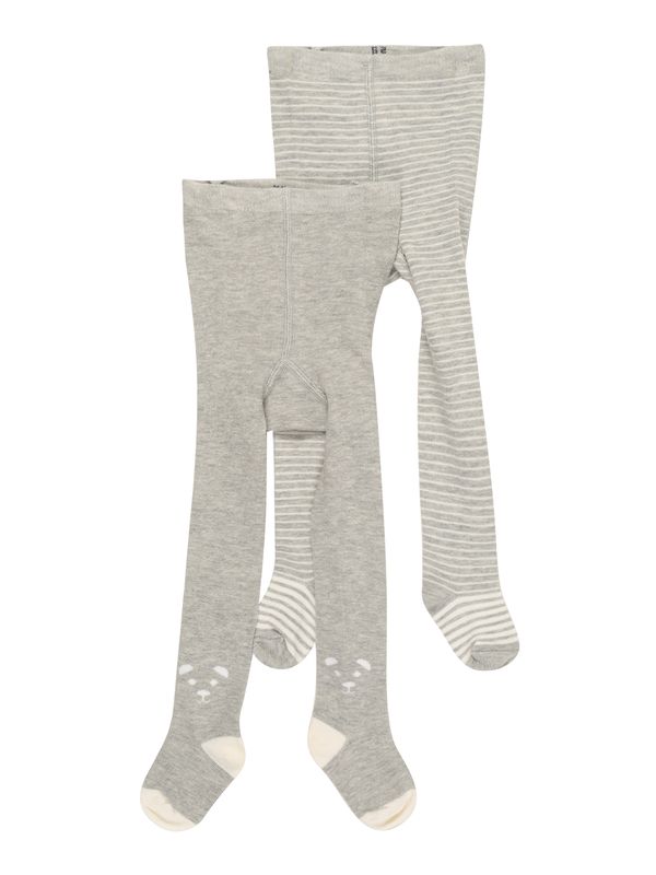 JACKY JACKY Чорапогащи  сив меланж / бяло