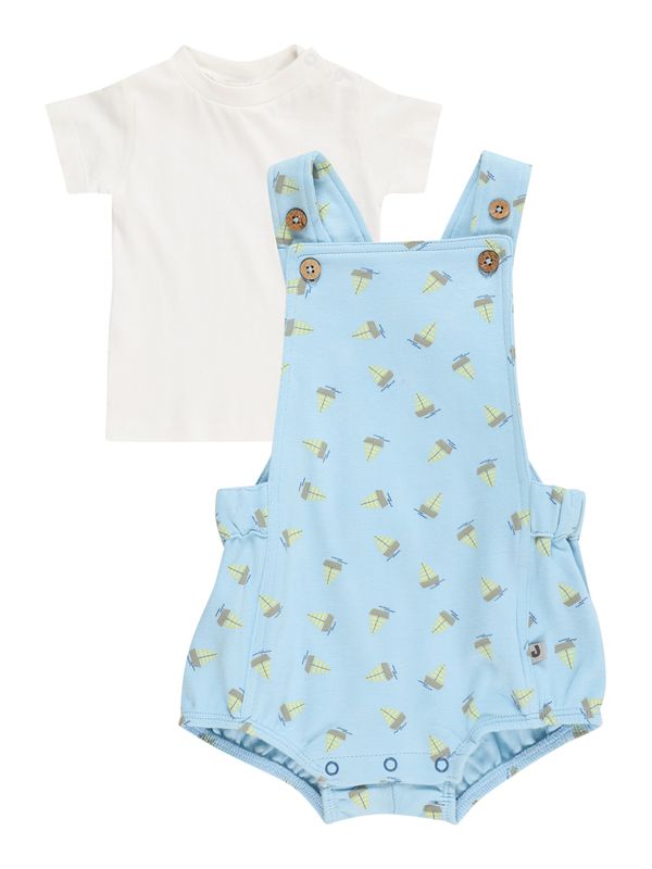 JACKY JACKY Комплект бельо 'BEACH FRIENDS'  светлосиньо / горчица / камък / естествено бяло