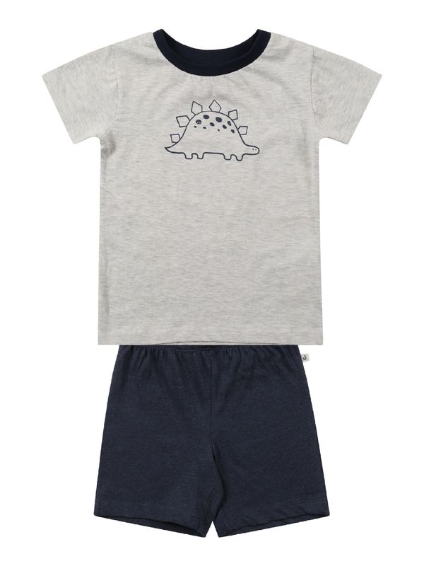 JACKY JACKY Комплект пижама  морскосиньо / сив меланж