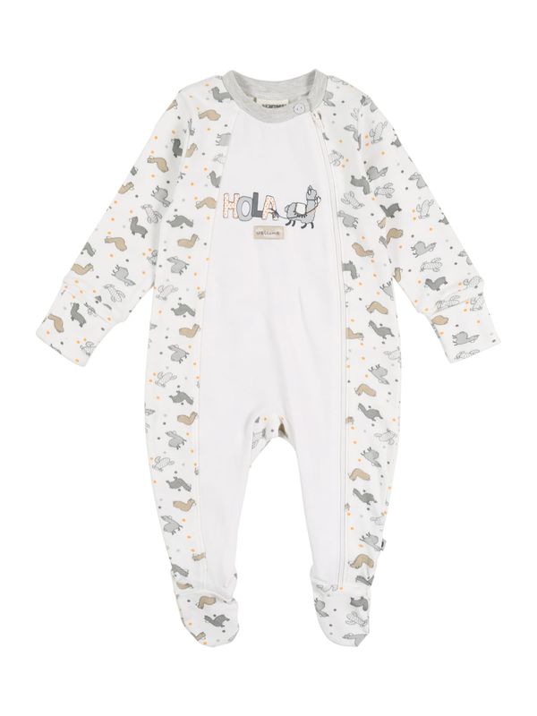 JACKY JACKY Комплект пижама  светлокафяво / сиво / светлосиво / оранжево / бяло