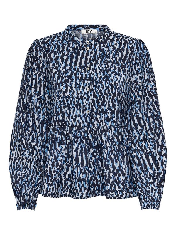 JDY JDY Блуза 'Camilla'  кобалтово синьо / светлосиньо / мръсно бяло