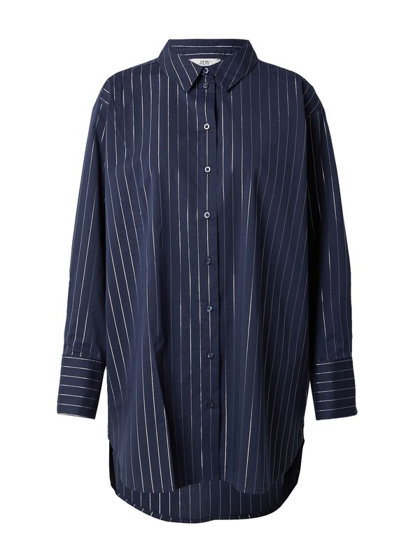 JDY JDY Блуза 'MIO'  нощно синьо / сребърно