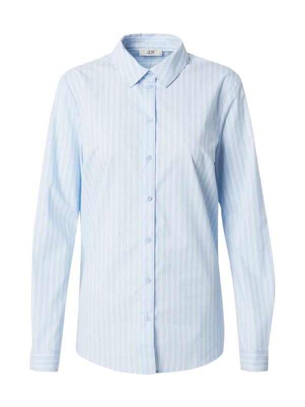 JDY JDY Блуза 'Mio'  светлосиньо / сиво / бяло