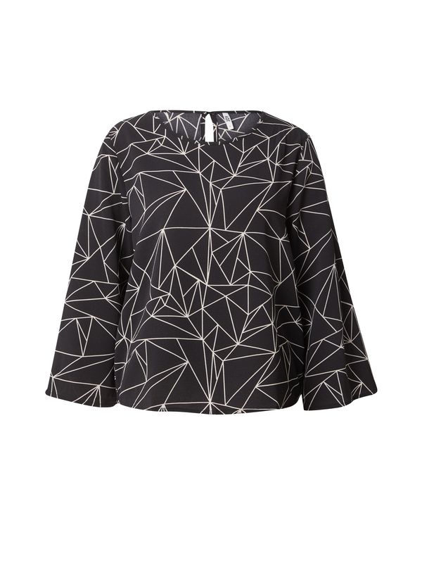 JDY JDY Блуза 'PIPER'  черно / бяло