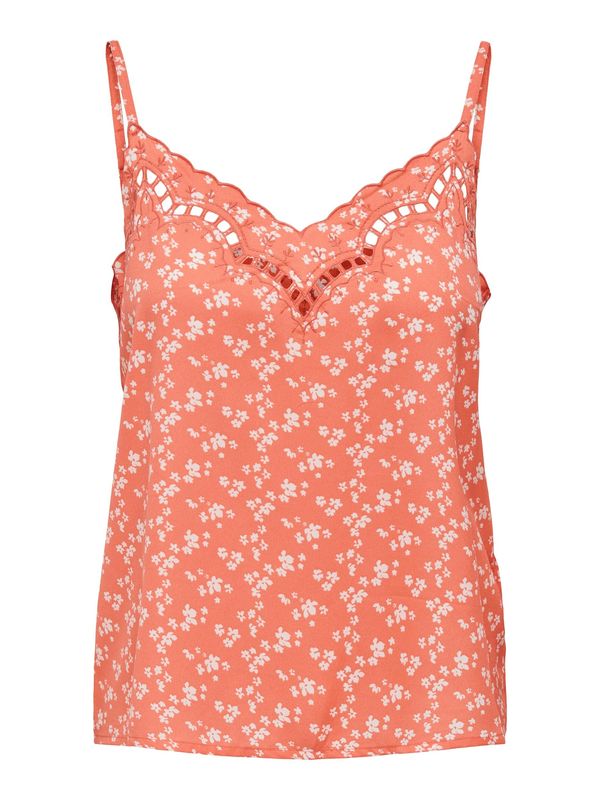 JDY JDY Блуза 'Serena'  праскова / бяло