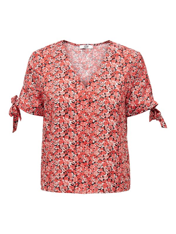 JDY JDY Блуза 'THORA'  нощно синьо / червено / бяло