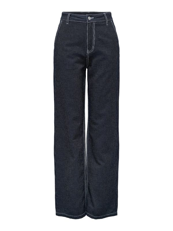 JDY JDY Панталон 'Nevaeh'  нощно синьо / бяло