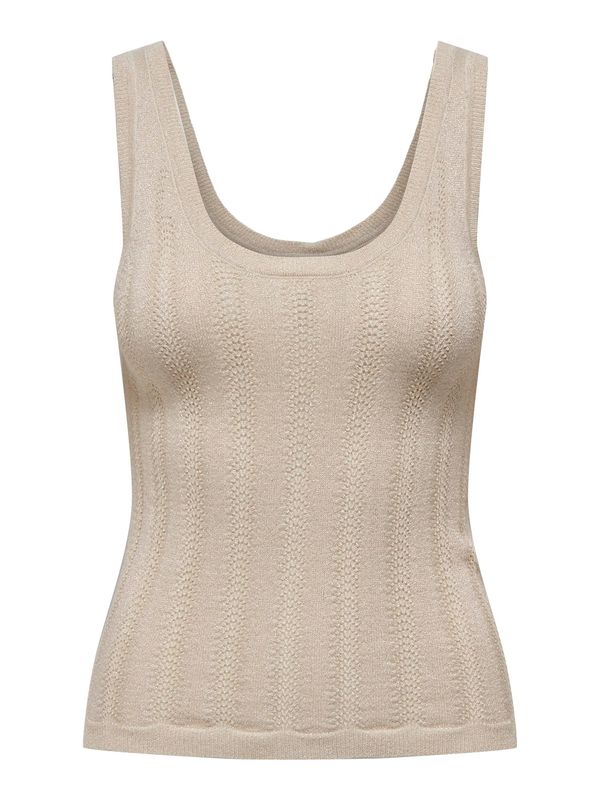 JDY JDY Плетен топ 'BEAUTY'  бежово