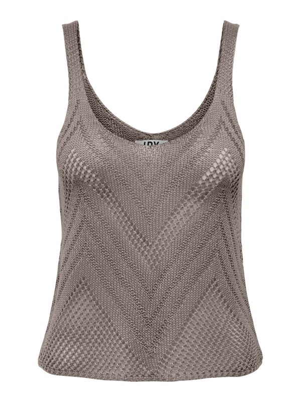 JDY JDY Плетен топ 'SUN'  таупе сиво