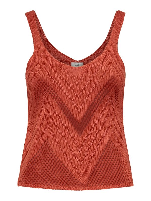 JDY JDY Плетен топ 'Sun'  тъмнооранжево