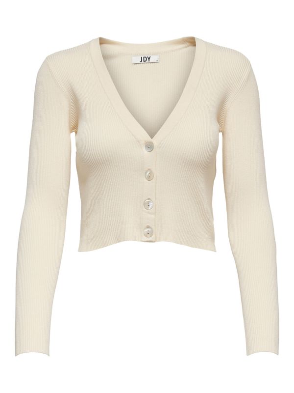 JDY JDY Плетена жилетка 'Donnel'  яйчена черупка