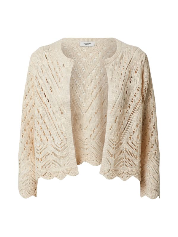 JDY JDY Плетена жилетка 'Sun'  цвят "пясък"