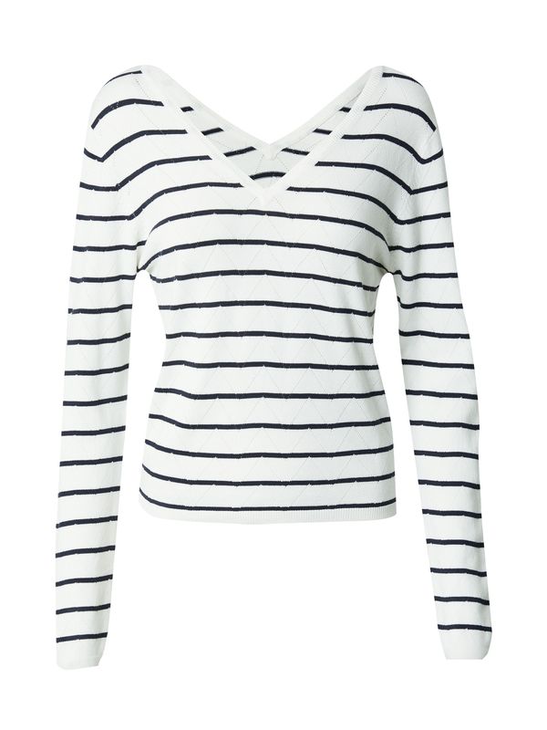 JDY JDY Пуловер 'FLOW'  черно / бяло