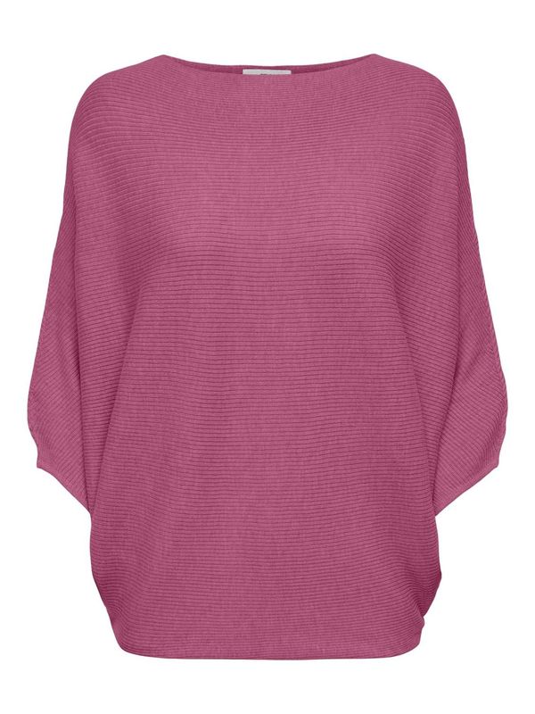 JDY JDY Пуловер 'NEW BEHAVE'  тъмнорозово