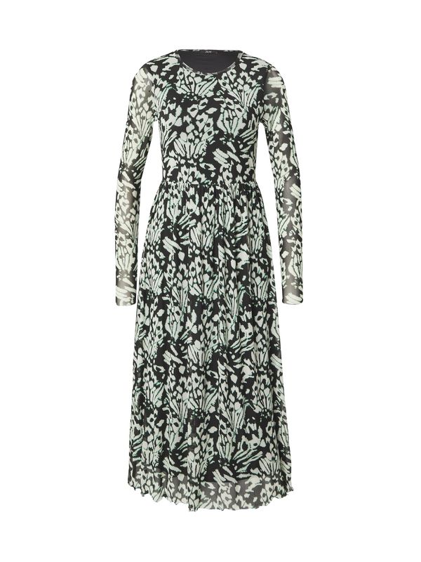 JDY JDY Рокля 'ELSA'  зелено / пастелно зелено / черно