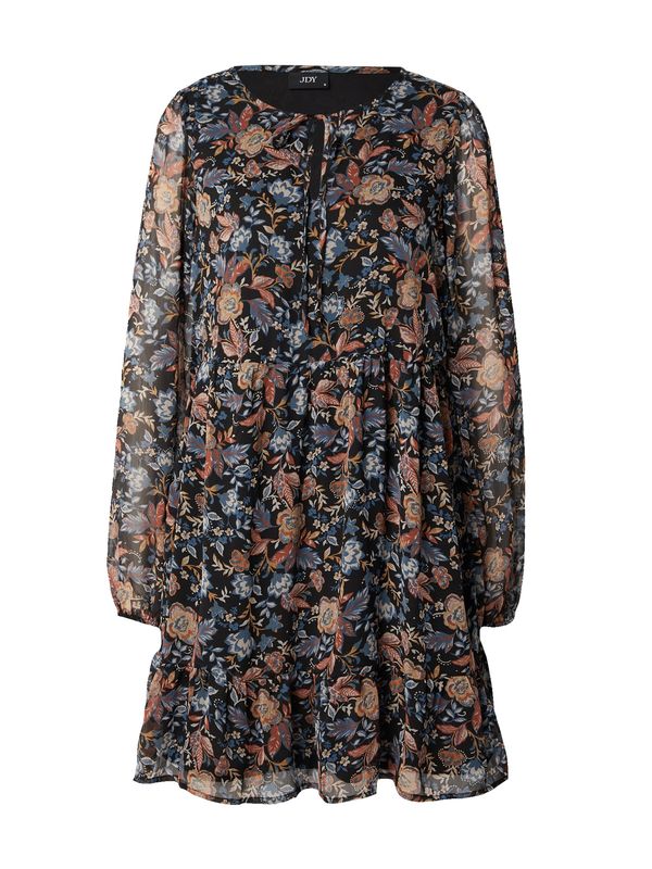 JDY JDY Рокля 'JOSIE'  бежово / синьо / оранжево / черно