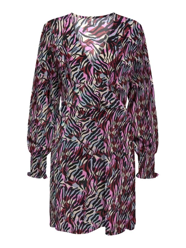 JDY JDY Рокля 'Lotus'  светлосиньо / лилав / черно / бяло