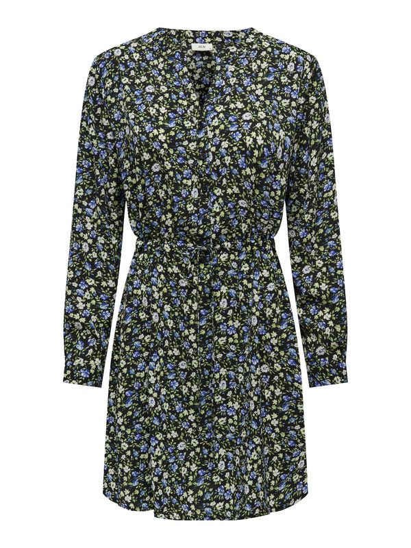 JDY JDY Рокля 'PIPER'  синя тинтява / нефритено зелено / пастелно зелено / черно