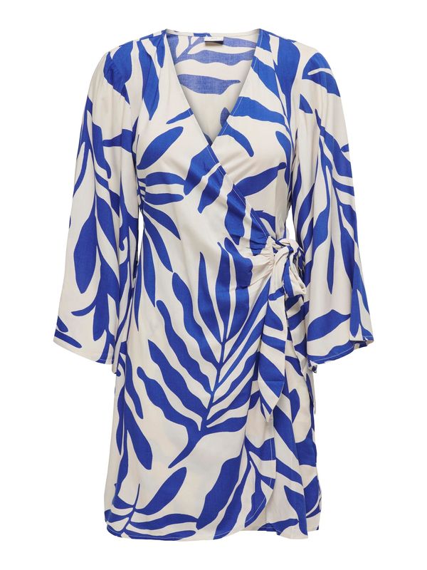 JDY JDY Рокля 'SEZEN'  кремаво / тъмносиньо