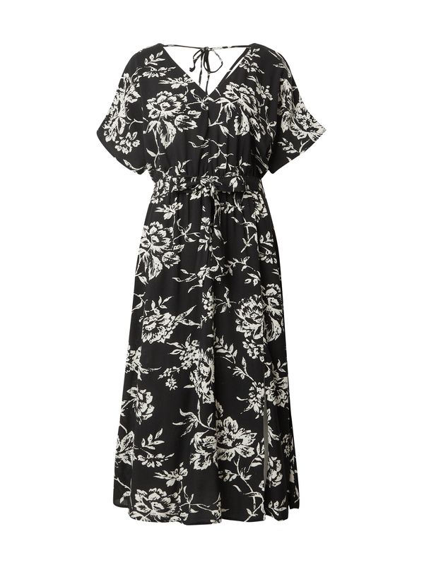 JDY JDY Рокля 'STARR'  кремаво / черно