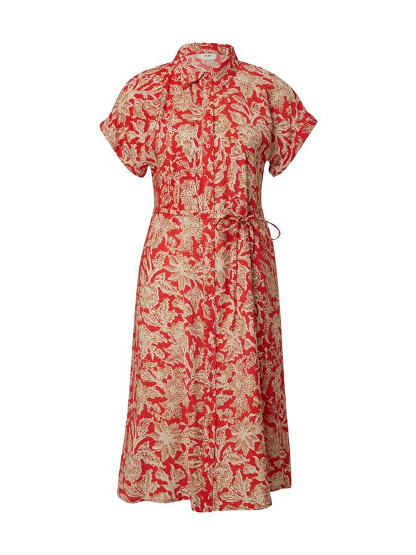 JDY JDY Рокля тип риза 'CAMILLE'  кафяво / светлокафяво / гренадин