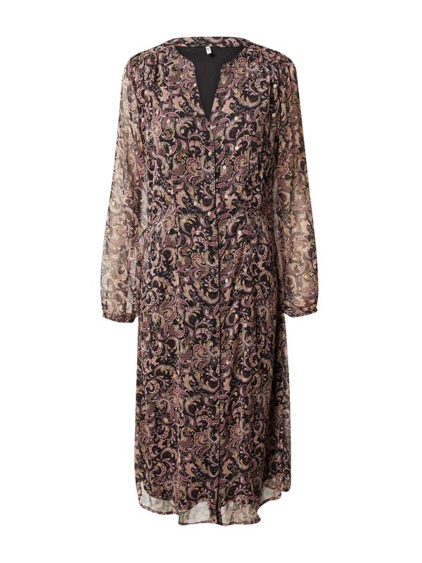 JDY JDY Рокля тип риза 'EMILY'  кремаво / светложълто / розе / черно