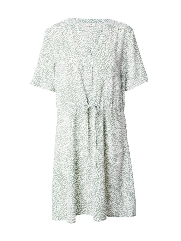 JDY JDY Рокля тип риза 'PIPER'  зелено / бяло