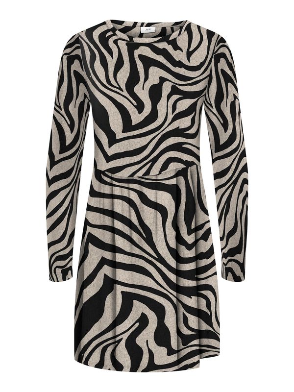 JDY JDY Рокля 'TONSY'  кремаво / черно