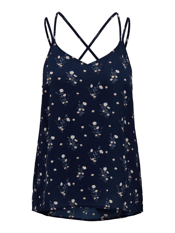 JDY JDY Топ 'ALBA'  кремаво / нощно синьо / черно