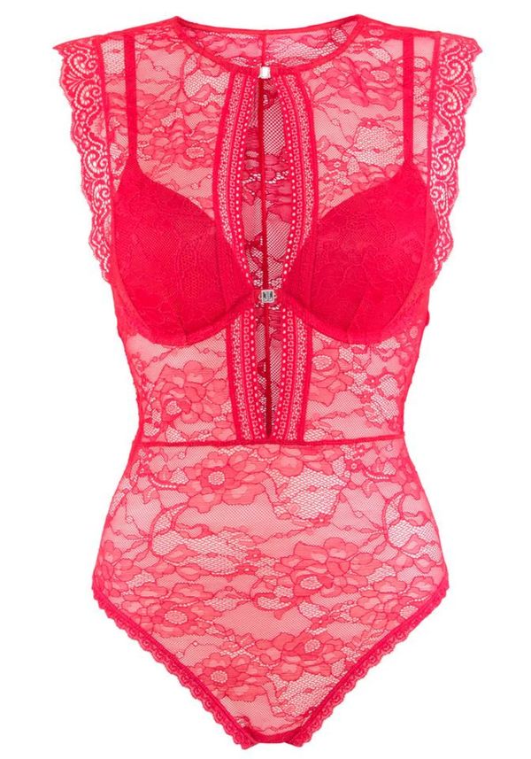 JETTE JETTE Боди  червено