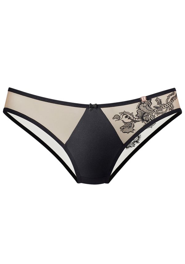 JETTE JETTE Слип  светлокафяво / черно