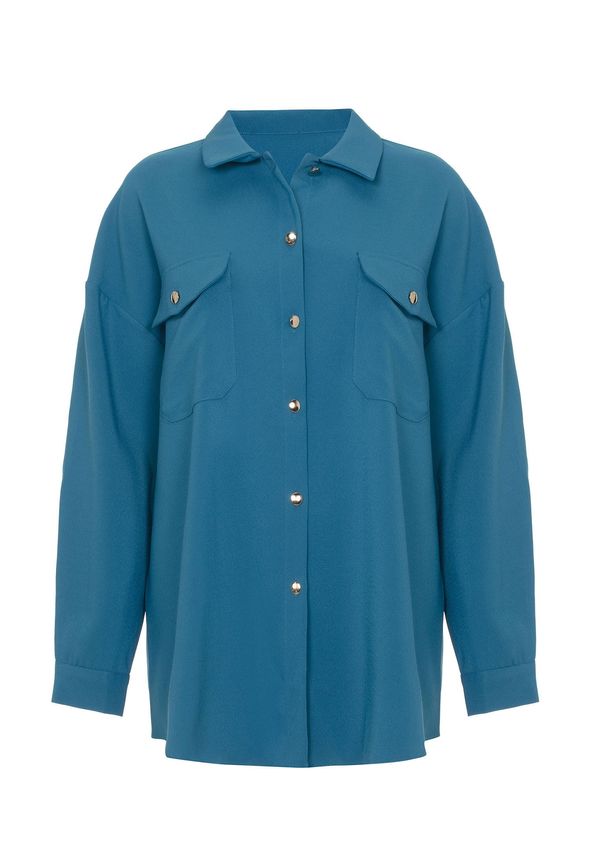 Jimmy Sanders Jimmy Sanders Блуза  петрол