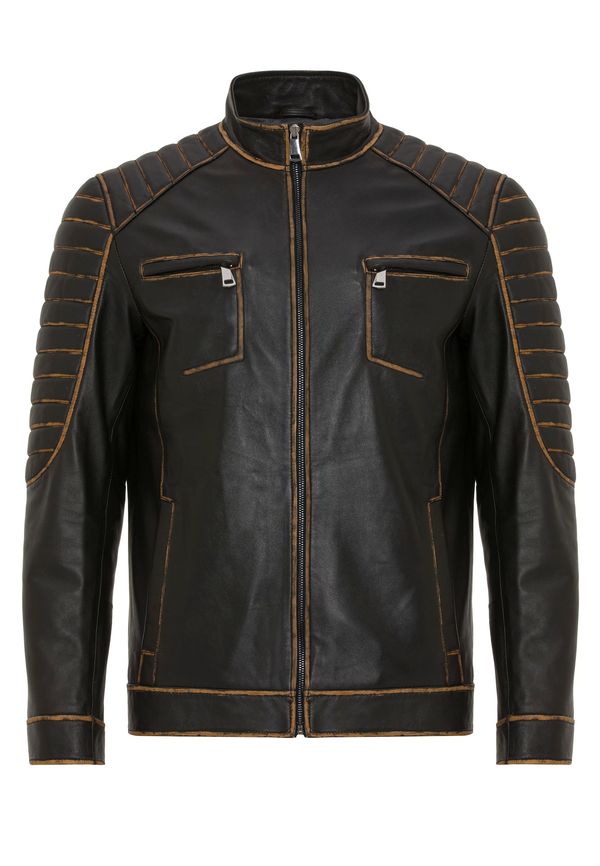 Jimmy Sanders Jimmy Sanders Преходно яке  кафяво / черно