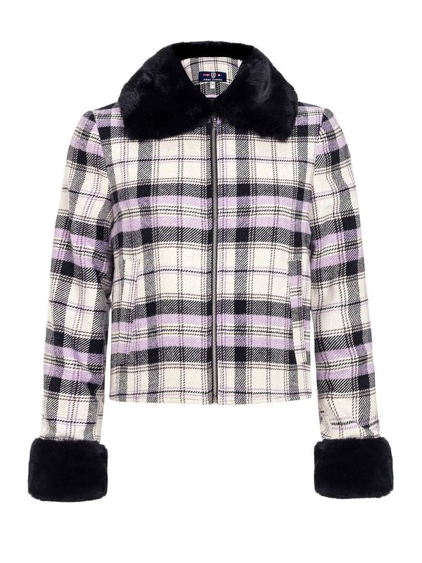 Jimmy Sanders Jimmy Sanders Преходно яке  лавандула / черно / бяло