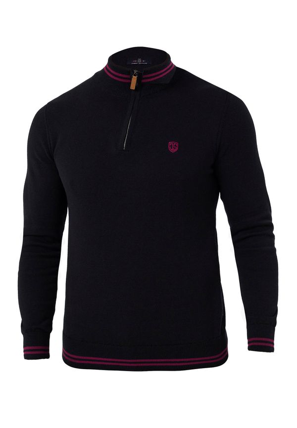 Jimmy Sanders Jimmy Sanders Пуловер  пуебло оранжево-кафяво / циклама / черно