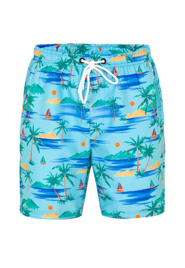 Jimmy Sanders Jimmy Sanders Шорти за плуване  камел / светлосиньо / елхово зелено / оранжево