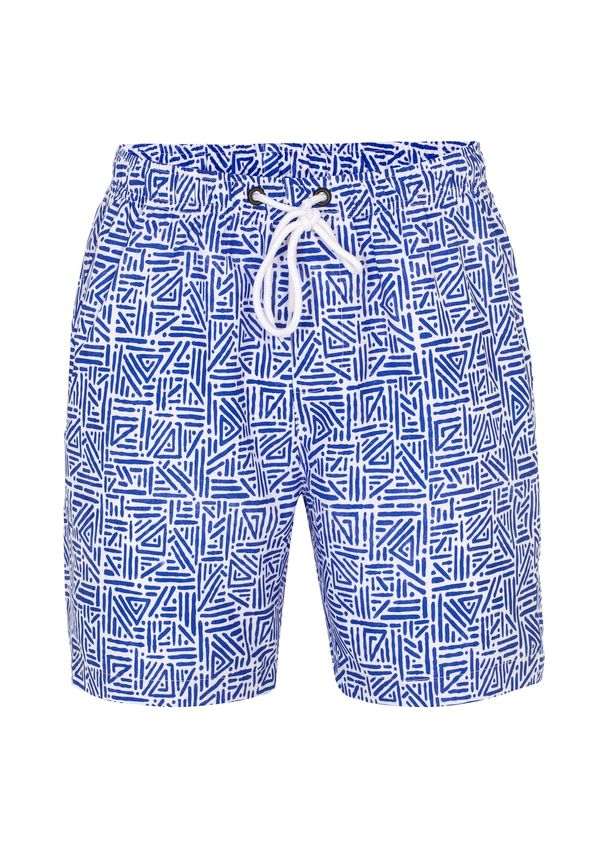 Jimmy Sanders Jimmy Sanders Шорти за плуване  лазурно синьо / бяло