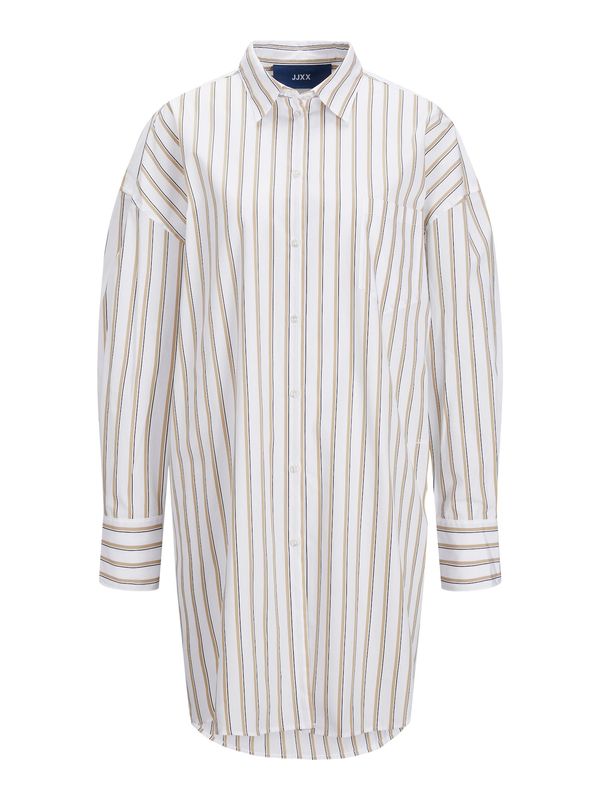 JJXX JJXX Блуза 'JXLACY'  кафяво / бяло