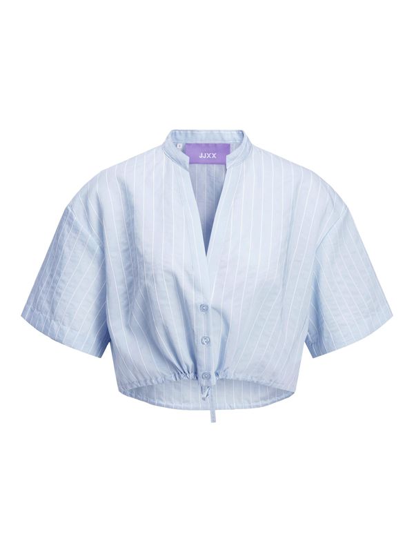 JJXX JJXX Блуза 'Lea'  светлосиньо / бяло